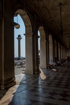 discovery of the city of Venice and its small canals and romantic alleys, Italy