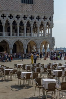 discovery of the city of Venice and its small canals and romantic alleys, Italy
