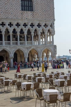 discovery of the city of Venice and its small canals and romantic alleys, Italy
