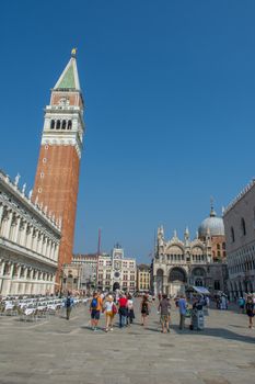 discovery of the city of Venice and its small canals and romantic alleys, Italy