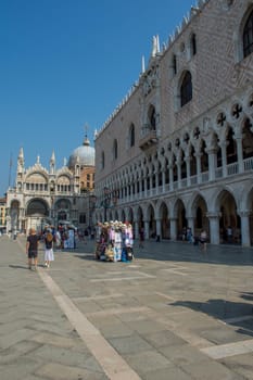 discovery of the city of Venice and its small canals and romantic alleys, Italy