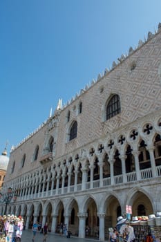 discovery of the city of Venice and its small canals and romantic alleys, Italy