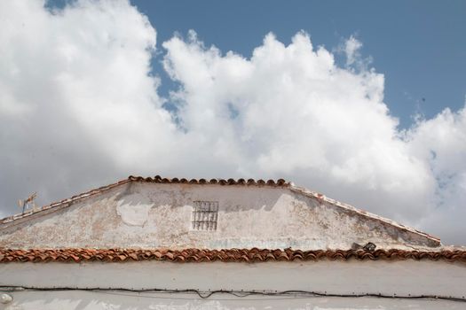 Beautiful couples, fields and landscapes of the Cordoba mountains in Spain. Photograph taken in the month of July.