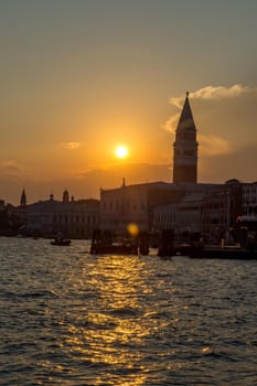 discovery of the city of Venice and its small canals and romantic alleys, Italy