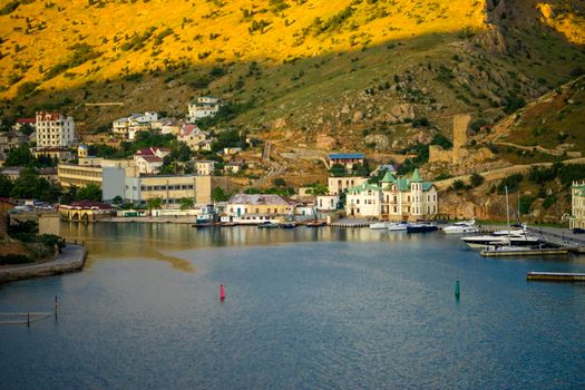The Bay is Balaklava - the Crimean historical landmark.