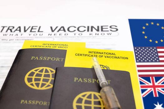 Get international certificate of the vaccination before travel