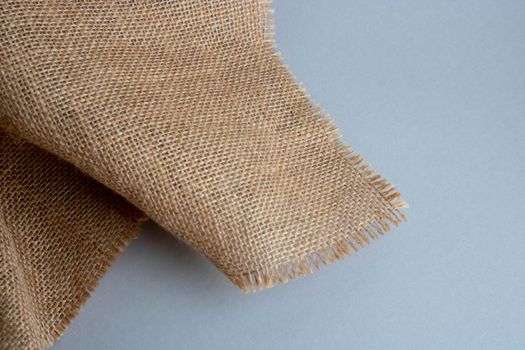 Burlap pattern, bag fabric background.Natural burlap background.