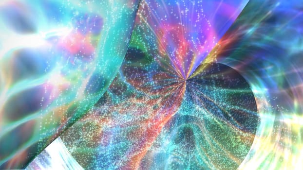 Abstract multicolored futuristic fractal background. For design and network