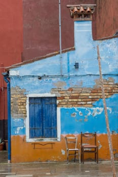 discovery of the city of Venice, Burano and its small canals and romantic alleys, Italy