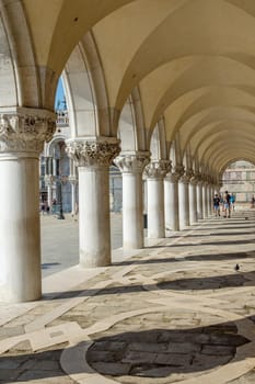 discovery of the city of Venice and its small canals and romantic alleys, Italy
