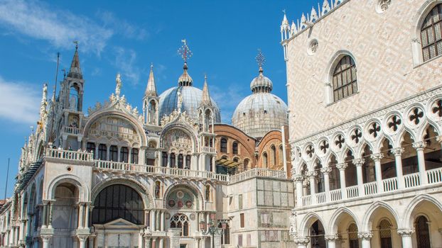 discovery of the city of Venice and its small canals and romantic alleys, Italy