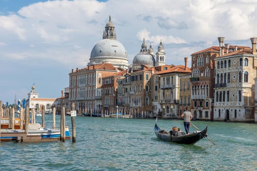 discovery of the city of Venice and its small canals and romantic alleys, Italy