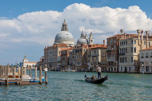 discovery of the city of Venice and its small canals and romantic alleys, Italy