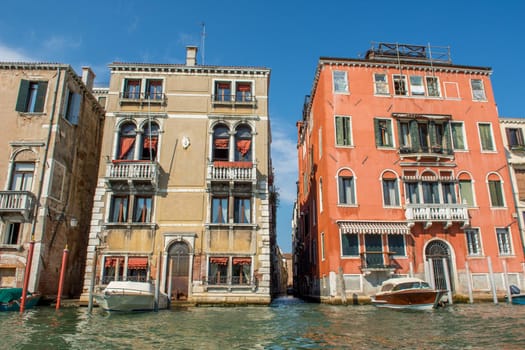 discovery of the city of Venice and its small canals and romantic alleys, Italy