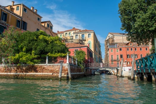 discovery of the city of Venice and its small canals and romantic alleys, Italy