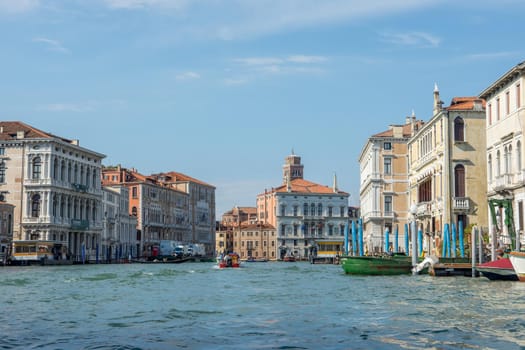 discovery of the city of Venice and its small canals and romantic alleys, Italy