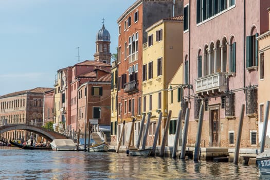 discovery of the city of Venice and its small canals and romantic alleys, Italy