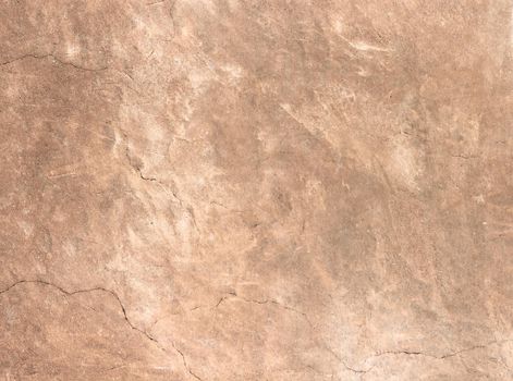 Rustic wall stucco. Texture of old rustic wall covered with brown stucco. Vintage background.