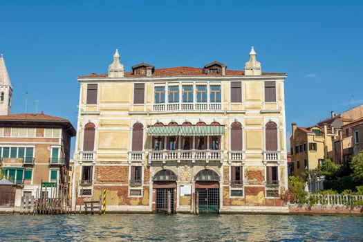 discovery of the city of Venice and its small canals and romantic alleys, Italy