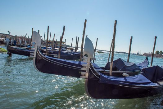 discovery of the city of Venice and its small canals and romantic alleys, Italy