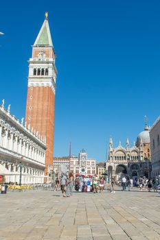 discovery of the city of Venice and its small canals and romantic alleys, Italy