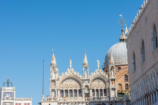 discovery of the city of Venice and its small canals and romantic alleys, Italy