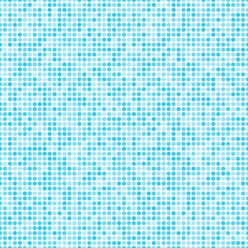 Abstract fashion polka dots background. White seamless pattern with blue gradient circles. Template design for invitation, poster, card, flyer, banner, textile, fabric
