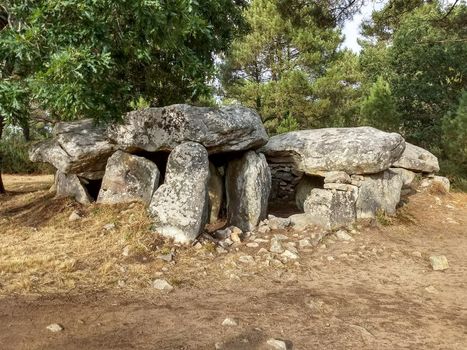 Mane Braz is a Megalithic tomb located 2 km southeast of Erdeven in Brittany, France