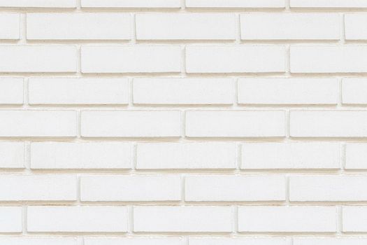 Decorative wall imitation of a white brick wall close up.Texture or background