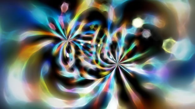 Abstract fractal multicolored background with a futuristic pattern.