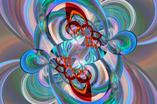 Abstract multicolored iridescent texture background.