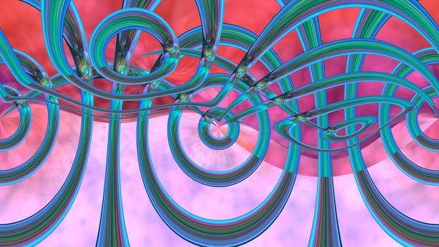 Abstract multicolored iridescent texture background. 3d image.