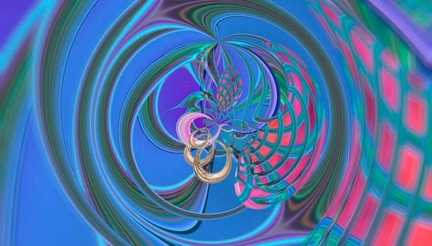 Abstract multicolored iridescent texture background. 3d image.