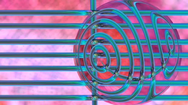 Abstract multicolored iridescent texture background. 3d image.