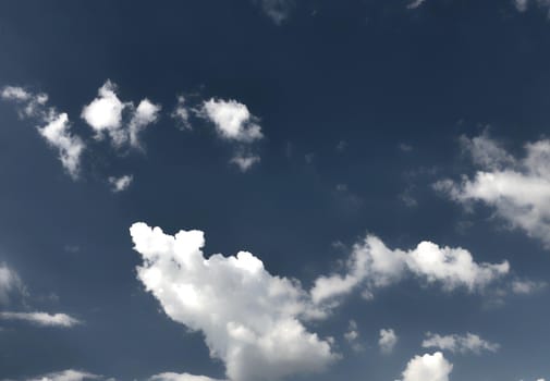 Beautiful blue sky and clouds natural background