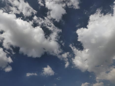 Beautiful blue sky and clouds natural background