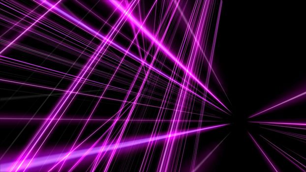 3d lines light neon background abstract render illustration