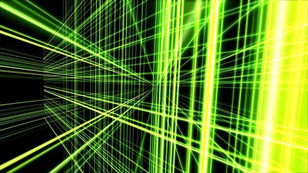 3d lines light neon background abstract render illustration