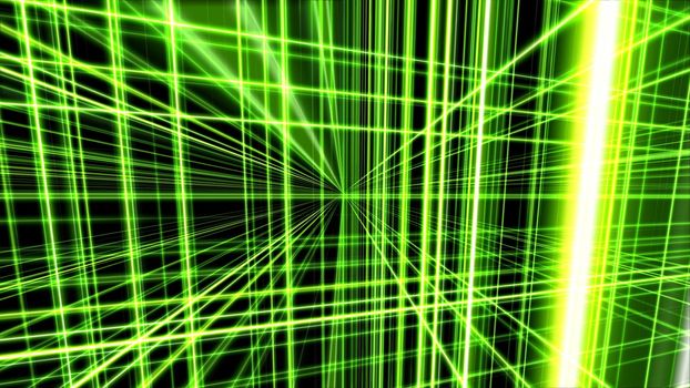 3d lines light neon background abstract render illustration