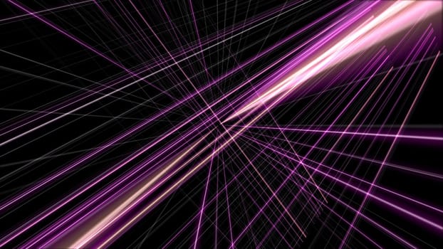 3d lines light neon background abstract render illustration