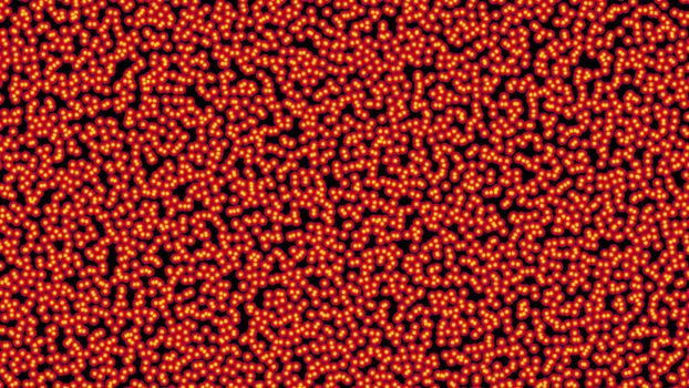 molecule background texture red close up render illustration