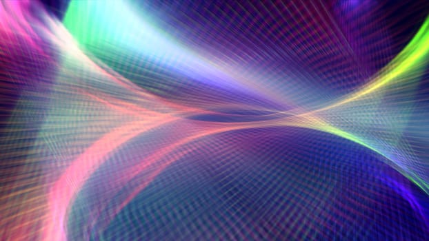 abstract background line light wave colorful illustration render