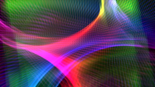 abstract background line light wave colorful illustration render