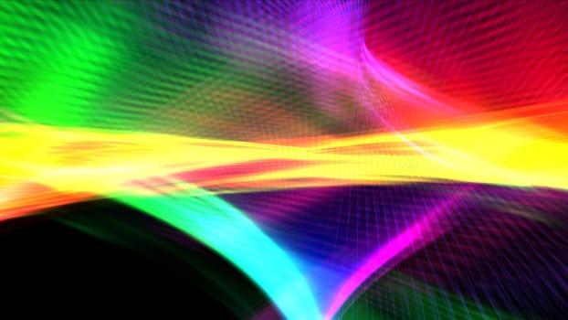 abstract background line light wave colorful illustration render