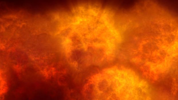 explosion fire ball abstract texture, render illustration