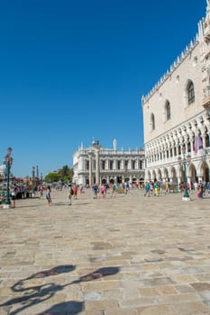 discovery of the city of Venice and its small canals and romantic alleys, Italy