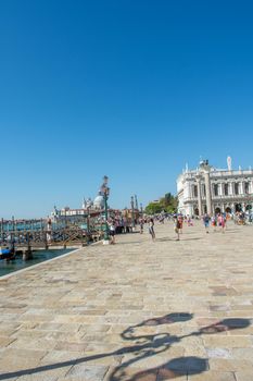 discovery of the city of Venice and its small canals and romantic alleys, Italy