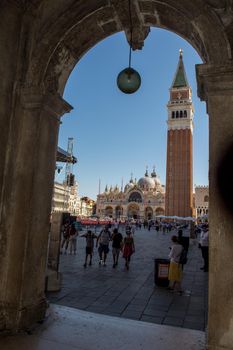 discovery of the city of Venice and its small canals and romantic alleys, Italy