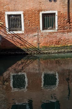 discovery of the city of Venice and its small canals and romantic alleys, Italy