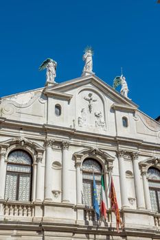 discovery of the city of Venice and its small canals and romantic alleys, Italy
